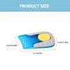 Beaupretty 1pair Height Increasing Sports Insoles Sweat Absorbing Shoe Pads for Comfort Breathability Unisex Cushions for Running Shoes Lift view 2