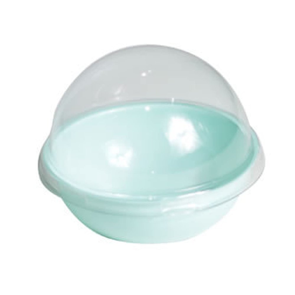 Egg-Yolk Puff Container Cheese Pastries Egg-Yolk Puff Container Convenient Blue