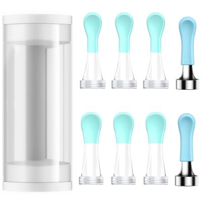 Bebird Replacement Tips Ear R1-8 PCS Waterproof Silicone Ear Spoon for Wet/Dry Earwax Cleaning - BEBIRD Original Ear Cleaner Tips Set for W3/R3/T15/X3/D3Pro/M9 (New Spiral Structure)
