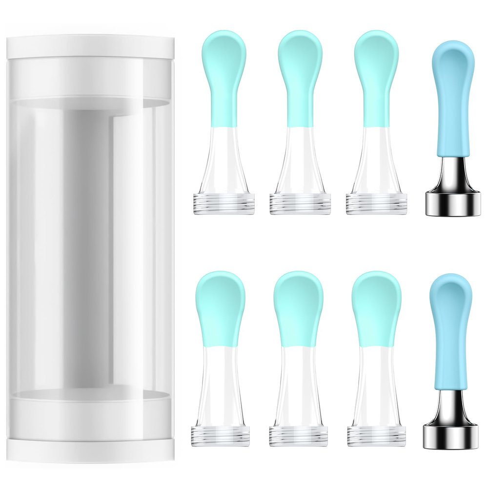 Bebird Replacement Tips Ear R1-8 PCS Waterproof Silicone Ear Spoon for Wet/Dry Earwax Cleaning - BEBIRD Original Ear Cleaner Tips Set for W3/R3/T15/X3/D3Pro/M9 (New Spiral Structure)