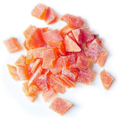 Bulk Papaya Chunks 25 Pound Sweetened Wholesale Box