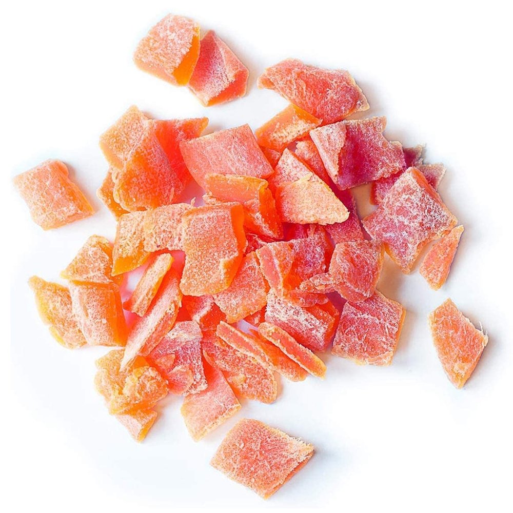 Bulk Papaya Chunks 25 Pound Sweetened Wholesale Box