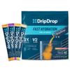DripDrop Hydration Packets - Tropical Variety Pack - Single Serve Electrolytes Powder Drink Mix - Mango, Aa, Passion Fruit, Pia Colada - Non-GMO, Gluten Free, Vegan - 32 Sticks view 1
