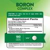 Nature's Truth Triple Action Boron Complex Supplement | 6mg | 180 Count | Vegan, Non-GMO & Gluten Free Mineral Support view 2