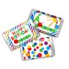 Happy Hungry Caterpillar Birthday Mini Chocolate Candy Bar Sticker Wrappers for Kids, 45 1.4" x 2.6" Wrap Around Labels by AmandaCreation, Great for Party Favors view 1