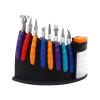 Eyeglass Repair Kit, Professional Eye Glasses Repair Tool Eyeglasses Set 8 Pliers + 6 Screwdrivers + 1 Tool Stand view 3