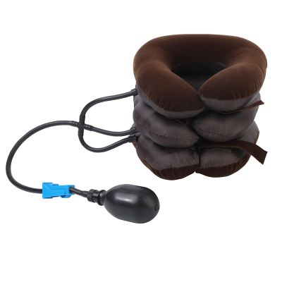 Cervical Neck Device Neck Support Traction Inflatable Air Pillow for Pain Relief