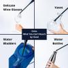 DryMeister Starter Kit - Drying Wand - Quickly Dries the Inside of Narrow Containers (>1.25") - Water Bottles, Carafes, Wine Glasses, Champagne Flutes, Water Bladders, Reusable Bags - Rack Alternative view 2