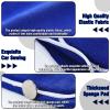 2 Pair Elbow Pads Volleyball Sport Breathable Protective Support Gel Pad Arm Compression Sleeves for Teen Girls Boys Basketball Football Skating(Black, Blue) view 3