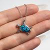 Take Thai Real Origin Cool Wife, You're Like This Sweet which Keeps Enhancing My Life Each and Every Day of My!, Wife Opal Turtle Necklace from Husband view 2