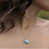 Take Thai Real Origin Cool Wife, You're Like This Sweet which Keeps Enhancing My Life Each and Every Day of My!, Wife Opal Turtle Necklace from Husband view 3
