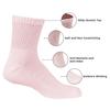 TZ Promise Women 6 Pairs Quarter Ankle Circulatory Diabetic Socks, Non Binding Top,Size 9-11 view 2