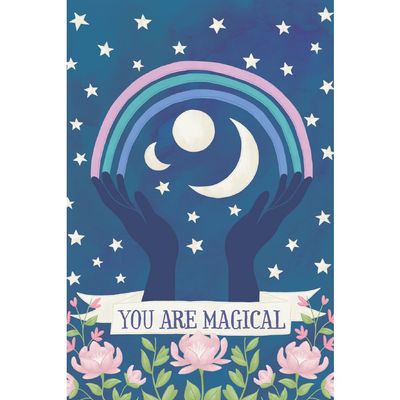 Tree-Free Greetings - All Occasion Cards - Artful Designs - 12 Greeting Cards + White Envelopes - Made in USA - 100% Recycled Paper - 4 x 6 - Magical Sky (FS60011)