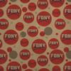 GRAPHICS & MORE FDNY Axe Pattern Premium Kraft Gift Wrap Wrapping Paper Roll view 1