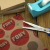 GRAPHICS & MORE FDNY Axe Pattern Premium Kraft Gift Wrap Wrapping Paper Roll view 3