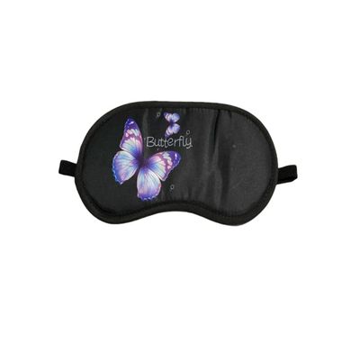 Colorful & Fun Butterfly Theme Sleeping Mask w/Elastic Back for Sleep or Travel (Style 664E)