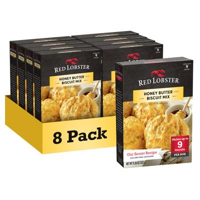 Red Lobster Honey Butter Biscuit Mix, 11.36 Oz (Pack of 8)