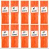 10 Packs - Orthodontic Ligature Ties Elastomeric O-Rings Braces Rubber Bands 12 Long Sticks (10,560 pcs) (#7 ORANGE) view 3