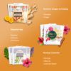 Olinda Health & Vitality Tea Gift Box Tea Samplers Tea Bags Low Caffeine Detox Energy Tea Natural Herbal Gift Set Premium 9 Variety Pack Individually Wrapped 45 Tea Bags 1 Tea Box Tea Gifts for Women view 2