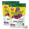 MegaFood One Daily Kids Vitamins Multivitamin Soft Chews - Vitamin B, C, D & E - Age 4+, Vegetarian, Made Without 9 Food Allergens - Grape Flavor  30 Chews (2 Pack) view 1