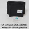 Peritoneal Dialysis Breathable PD Catheter Belt | Secure Peg Tube Feeding Holder | Supplies for PD Dialysis Men and Women, Black, Medium view 3