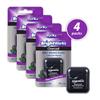 BrightWorks Activated Charcoal Dental Floss - 55 Yards (Pack of 4) - Infused Waxed with Natural Fresh Mint Flavor for Oral Care, Dental Hygiene, and Gum Health view 2