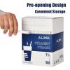ALINK 500-Pack Clear Plastic Drinking Straws, Individually Wrapped Plastic Disposable Straight Party Straws - 7.75" x 0.23" view 3