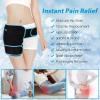 Hip Ice Pack Wrap for Injuries Reusable, Hip Brace with Hot Cold Pack for Women Men, Hip Gel Kit for Pain Relief Sciatica Nerve,Piriformis Stretcher, Hip Flexor Strain, Groin Pull, SI Joint, Hamstring view 2