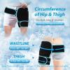 Hip Ice Pack Wrap for Injuries Reusable, Hip Brace with Hot Cold Pack for Women Men, Hip Gel Kit for Pain Relief Sciatica Nerve,Piriformis Stretcher, Hip Flexor Strain, Groin Pull, SI Joint, Hamstring view 3
