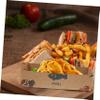 100pcs Snack Containers Oil-Proof Paper Packaging for Fries Hot Dogs Safe Perfect for Outdoor Events view 3