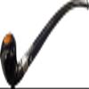 Chacom Stadlerweine 426 Half-Bent Freestyle TV Pipe Black / Length > 165 mm / Head Height 45 mm / Head Bore 20 mm / 9 mm view 2