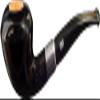 Chacom Stadlerweine 426 Half-Bent Freestyle TV Pipe Black / Length > 165 mm / Head Height 45 mm / Head Bore 20 mm / 9 mm view 3