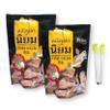 MAHA NIYOM Salted Egg Fish Skin Crisps SPICY 100 g. X 2 with Free Mini Silicone Handshape Tongs (3-Piece Set) view 1