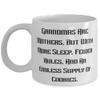 Gag Grandma 11oz 15oz Mug, Grandmas Are Mothers, But With More Sleep, For Grandma, Present From Granddaughter, Cup For Grandma view 1