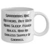 Gag Grandma 11oz 15oz Mug, Grandmas Are Mothers, But With More Sleep, For Grandma, Present From Granddaughter, Cup For Grandma view 2