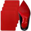 CZBYXA12 Red Bottom Shoe Sole Protector,Sole Guard - Non-Slip Shoe Pads | Compatible with Christian Louboutin Heels | Smooth Surface Traction | Scratch Prevention(6"x4" 2Pairs) view 1