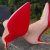 CZBYXA12 Red Bottom Shoe Sole Protector,Sole Guard - Non-Slip Shoe Pads | Compatible with Christian Louboutin Heels | Smooth Surface Traction | Scratch Prevention(6"x4" 2Pairs) view 2