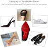 CZBYXA12 Red Bottom Shoe Sole Protector,Sole Guard - Non-Slip Shoe Pads | Compatible with Christian Louboutin Heels | Smooth Surface Traction | Scratch Prevention(6"x4" 2Pairs) view 3
