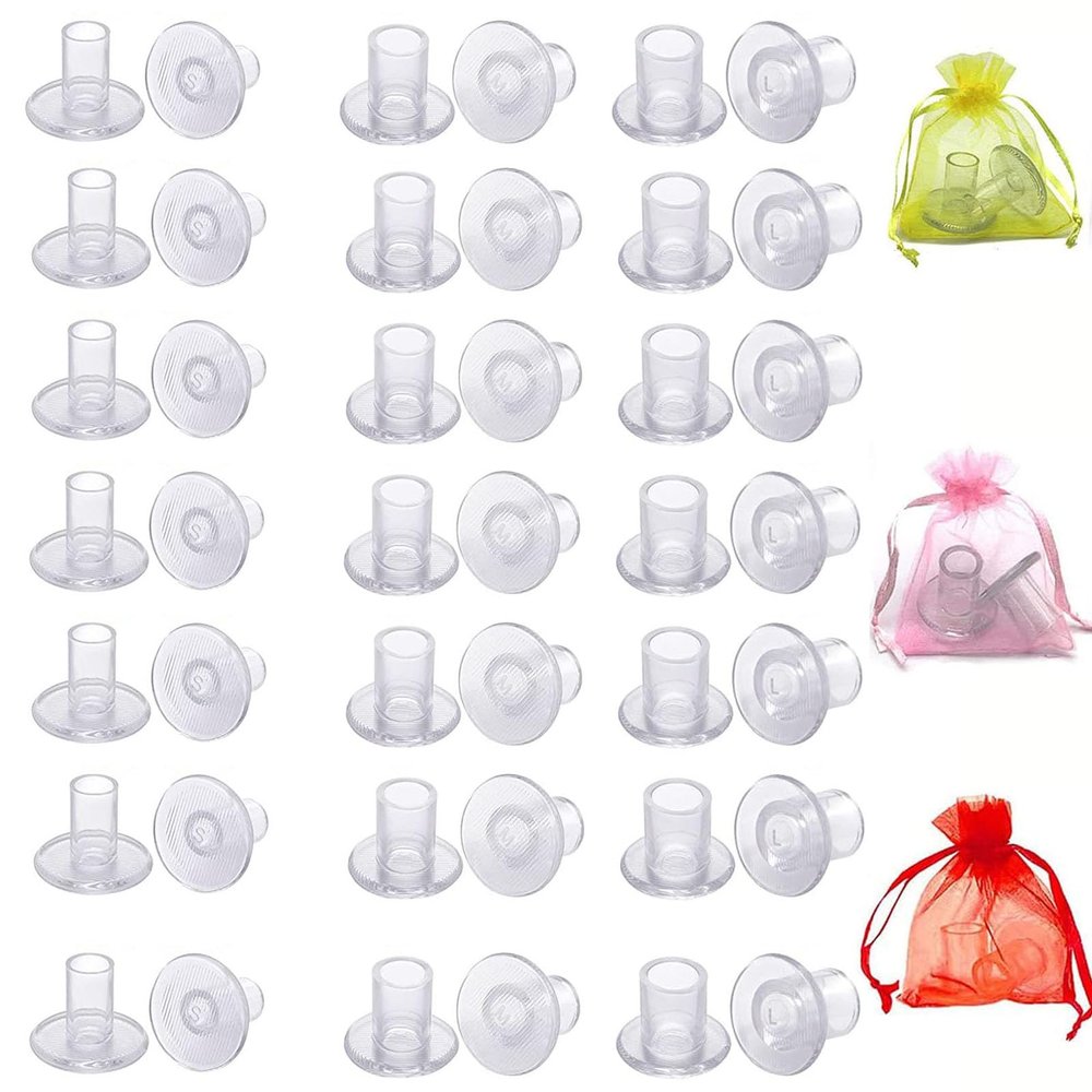21 Pairs 3 Sizes Heel Protectors for Grass, High Heel Stoppers for Grass, Clear Stiletto High Heel Caps for Walking on Grass and Uneven Floor, Perfect for Weddings, Races, Formal Occasions and Events