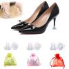 21 Pairs 3 Sizes Heel Protectors for Grass, High Heel Stoppers for Grass, Clear Stiletto High Heel Caps for Walking on Grass and Uneven Floor, Perfect for Weddings, Races, Formal Occasions and Events view 3