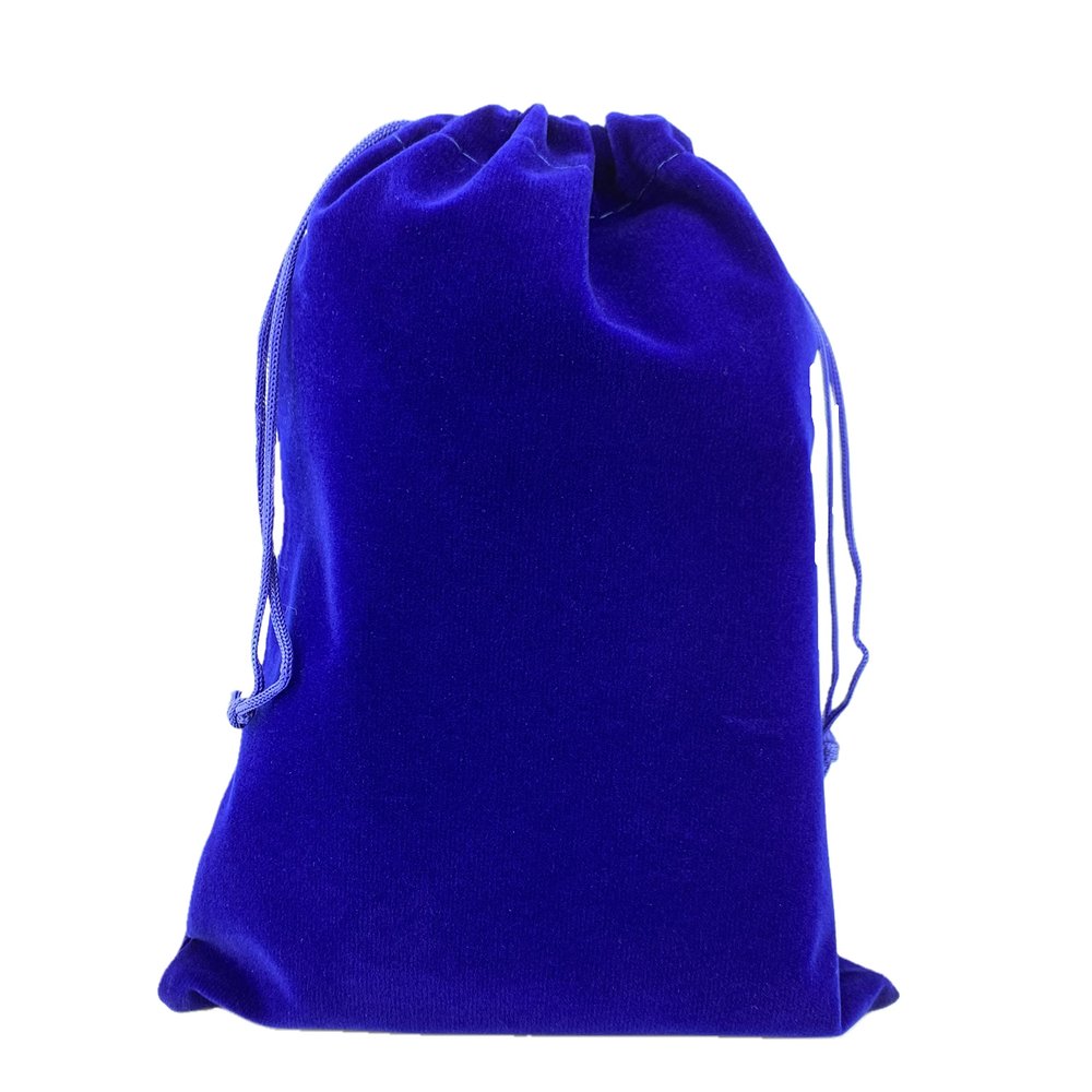 Palmhomee Pack of 12 8x12 Inch Velvet Drawstring Bags Gift Bag Velvet Pouch For Jewelry Wedding and Party Favor (Royal Blue)