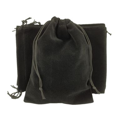 Palmhomee Pack of 6 12x16 Inch Velvet Drawstring Bags Gift Bag Velvet Pouch For Jewelry Wedding and Party Favor (Black)