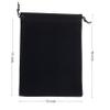 Palmhomee Pack of 6 12x16 Inch Velvet Drawstring Bags Gift Bag Velvet Pouch For Jewelry Wedding and Party Favor (Black) view 3