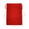 Palmhomee Pack of 12 8x12 Inch Velvet Drawstring Bags Gift Bag Velvet Pouch For Jewelry Wedding and Party Favor (Red) view 2