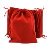 Palmhomee Pack of 6 12x16 Inch Velvet Drawstring Bags Gift Bag Velvet Pouch For Jewelry Wedding and Party Favor (Red) view 1