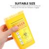 EXCEART Sharps Disposal Container Needle Storage Box 6.10X3.54X3.54 Inches Portable Sharps Box for Safe Needle Syringe and Razor Blade Disposal at Home Clinic and Travel view 3