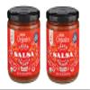 Organic Thick N' Chunky Medium Salsa, 2 Glass Jars NT. WT 16 oz. (1LB) each Jar. By H-E-B view 1