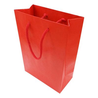 Ehime Paperwork NCRA-S-R-10P Paper Bags, Red, Pack of 10