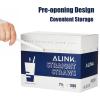 ALINK 1000 Counts Clear Plastic Disposable Drinking Straws, Individually Wrapped Straight Party Straws - 7.75" x 0.23" view 3