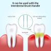 Cowwell Interdental Brush Dental Picks Tooth Floss Interdental Brush Between Teeth Refills White Refills for Tooth Cleaning(60 Pieces,Small) view 3